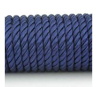 CORDÓN RAYÓN LABRADO TORZAL AZUL MARINO (ANCHO 8mm, 5 METROS)