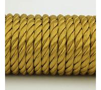 CORDÓN RAYÓN LABRADO TORZAL ORO OSCURO (ANCHO 4mm, 5 METROS)