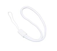 Cordón Redondo de Nailon para Teléfono Móvil, Correas de Cámara Trenzadas de Nailon Prácticas para Reproductor de Música, Material Portátil, 3,0mm (Blanco)