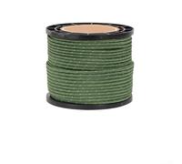 Cordón reflectante de 50 m y 4 mm para entornos al aire libre con resistencia a la tracción fiable y reflectante para mayor conciencia (verde militar)