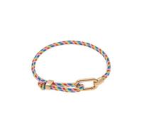 Cordón trenzado a juego para parejas, longitud ajustable, detalles de cobre resistente, elegante, accesorio unisex, cuerda colorida para parejas, One Size, como se describe