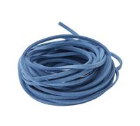 Cordón Trenzado de Gamuza sintética de Tipo plan0, Cuerda de Cuero de Terciopelo, Hilo Hecho a Mano for Hacer Manualidades DIY, 1 Pieza(Deep Blue,1M)