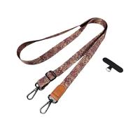 Cordón universal retro for teléfono móvil, bandolera larga for colgar en el cuello, correas for llaves, porta credencial de identificación(Color2)