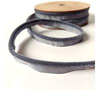 Cordoncillo de terciopelo de 5 mm de diámetro - vendido por metro (Gris)