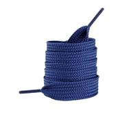 Cordones 1 par de Cordones Planos Gruesos Tejidos artesanales de 2cm de Ancho, Cordones for Zapatos Blancos y Negros, Accesorios for Zapatillas(Blue)