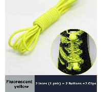Cordones 1 Par Redondos Elásticos Adecuados Para Varios Accesorios De Zapatos Sin Cordones De Cordones De Bloqueo De Estiramiento Fijo