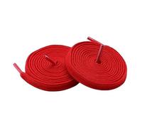 Cordones Cordones Planos de algodón clásicos for Hombres y Mujeres, Cordones de Lona Deportivos de 0,8 cm de Ancho, Opciones de Longitud de 100cm/120cm/140cm/160cm, 2 Pares(Red,120cm)