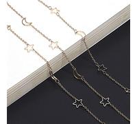 Cordones De Cadena Para Anteojos Para Mujer, Cadenas De Metal Retro Para Gafas De Sol, Soporte Para Gafas, Correa Para El Cuello,12