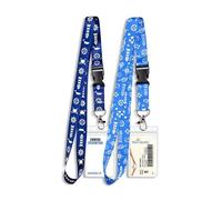 Cordones de crucero con tarjeteros desmontables [2 unidades] - PVC transparente resistente al agua - Portatarjetas para todas las tarjetas de crucero - Perfecto para P&O, Marella, MSC y más