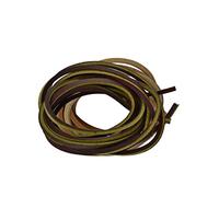 Cordones de Cuero para Zapatos, Botas, Boots 120cm, Amarillo / Marrón, 120