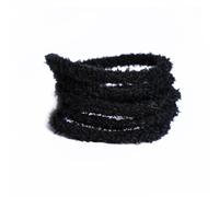 Cordones de Felpa Redondos Difusos - 2 Pares, 8 mm, 100 cm, Negros, Universales, Suaves, Elásticos, de Repuesto - Para Zapatillas de Lona