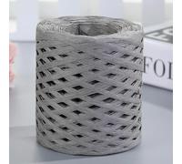 Cordones de papel rafia, Hilo mezclado de yute paja, 1 rollo, 200M, Multicolor, for manualidades hechas a mano, tejido, ganchillo, bricolaje(Gry 20)