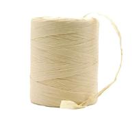 Cordones de papel rafia, Paquete de cinta paja 3 rollos multicolor 2,0 mm 180 m por rollo(Beige)