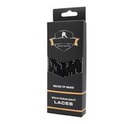 Cordones De Patinaje Reforzados - Duro, Tracción Suave | Cuerdas Recubiertas De Cera Robustas Para Botas De Derby De Rodillos, Zapatos De Hielo, Patines De Fitness En Línea, Deslizamiento, negro