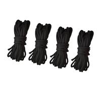 Cordones de red para trampolín - 5 mm de grosor negro | Cuerda de seguridad de alto rendimiento para redes de vivienda | 0,2 pulgadas resistente a la intemperie - Cordón de repuesto