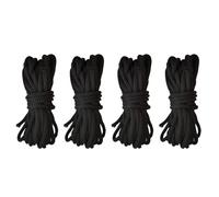 Cordones de red para trampolín para red de trampolín, piezas de repuesto para cuerdas negras de trampolín, 4,6 m de largo, cuerda tensora para redes de recintos