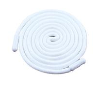 Cordones De Repuesto 1 Uds Cuerda con cordón de algodón y poliéster 5mm diámetro 135-140cm Largo reemplazo for Pantalones Deportivos Accesorios Ropa(White 1pcs)