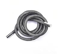 Cordones de repuesto, Cordones de repuesto for cordón de bricolaje for sudaderas, pantalones, pantalones deportivos, cuerda de cristal brillante, cordón redondo de repuesto, cuerda de goma, manguera d