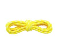 Cordones De Zapatos Para Senderismo 4 pares de cordones redondos de 5MM puntos de flores cordones sólidos poliéster a juego zapatos deportivos botas de herramientas senderismo(Yellow White,100cm)