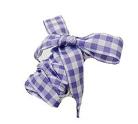 Cordones deportivos con estampado de celosía británica de 2,5 cm, color blanco y negro para mujeres y hombres, Cuadrícula morada, 80