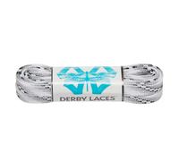 Cordones Derby Laces Smoke de 60 pulgadas encerados para patines de hockey sobre patines y patines de hielo y botas