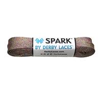 Cordones Derby Rainbow Mirage Spark para zapatos, patines, botas, roller derby, hockey y patines de hielo (244 cm)