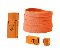 Cordones elásticos de poliéster para zapatillas de deporte con cierres, cordones elásticos de 8mm de ancho y 100cm para hombres, mujeres y niños, cordones para zapatillas de deporte