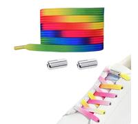 Cordones Elásticos para Adultos y Niños | Cordones Elásticos Sin Nudo con Hebilla - Goma con Metal - Colores para Zapatillas Deportivas