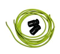 Cordones elásticos para zapatillas de deporte, zapatos y botas. Con sistema de cierre rápido ajustable sin atar, para adultos y niños, transición rápida en triatlón y duatlón. 85cm largo (Amarillo F.)