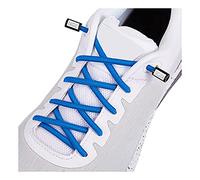 Cordones elásticos sin lazo para zapatos de niños y adultos, cordones elásticos para zapatillas de deporte, Azul / Patchwork, X-Large