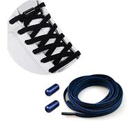 Cordones Elásticos Sin Nudo para Hombres Mujeres Niños | Cordones de Zapatos/Cordones Zapatillas Deporte Cordones Elásticos de Goma con Hebilla Metal [No es Necesario Atar los Cordones de los Zapatos]