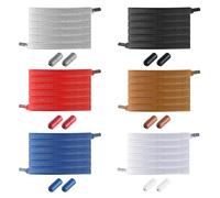 Cordones Elásticos Zapatillas, 6 Pares Cordones Elásticos sin Nudo con Hebilla Metal, Cordones Elasticos para Niños Y Adultos, Planos Shoelaces Cordones de Zapatos - Multicolor