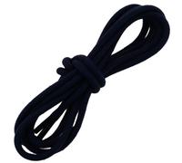 Cordones franceses - Redondos y muy gruesos - 5 mm - 125 cm - 100 % algodón - Color: Azul marino - La Navale - HECHO EN FRANCIA