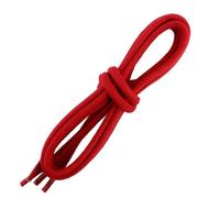 Cordones franceses - Redondos y muy gruesos - 5 mm - 150 cm - 100 % algodón - Color: Rojo bermellón - HECHO EN FRANCIA
