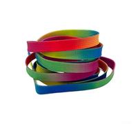 Cordones para patines de hielo para botas de hockey de nailon de doble capa, duraderos, coloridos reemplazos para patines de 84/96/108/120 pulgadas, entrenamiento y partido de pista de hielo (108