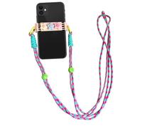 Cordones para teléfono alrededor del cuello, collar para teléfono celular, correa de funda fácil de desmontar, estilo bonito, clip trasero ajustable para celular e inteligente, rosa, Refer to