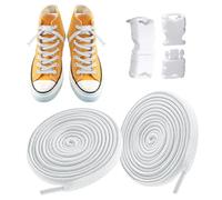 Cordones para zapatillas de deporte sin corbata, tiras elásticas para cordones, multiusos, sin cordones de corbata, cortes ajustables para zapatos deportivos, zapatos casuales y cordones de zapatillas