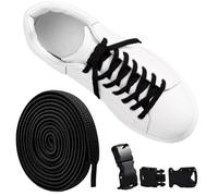 Cordones para zapatillas de deporte sin corbata, tiras elásticas para cordones, multiusos, sin cordones de corbata, cortes ajustables para zapatos deportivos, zapatos casuales y cordones de zapatillas
