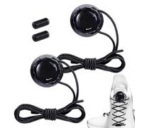 Cordones Para Zapatillas Sin Nudo, 1 Par De Cordones Elásticos Con Cierre Giratorio | Cordones De Zapatos Estilo Botón - Para Viaje Casa Escuela Deportes Camping Senderismo Mochila Hombres, Mujeres y