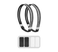 Cordones para zapatos de tacón alto para sujetar correas de instalación de artefactos que caen para sujetar zapatos a los tacones para que no se caigan. Zapatos Cordones Negro, b, talla única