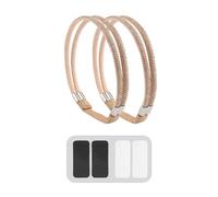 Cordones para zapatos de tacón alto para sujetar correas de instalación de artefactos que caen para sujetar zapatos a los tacones para que no se caigan. Zapatos Cordones Negro, Oro Rosa, talla única