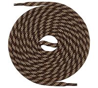 Cordones para zapatos Mount Swiss© redondos de poliéster para zapatillas de trekking y de trabajo, muy resistentes, 5 mm de diámetro, de 70 a 220 cm de longitud, color Marrón, talla 70