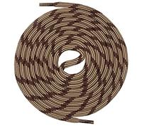 Cordones para zapatos Mount Swiss© redondos de poliéster para zapatillas de trekking y de trabajo, muy resistentes, 5 mm de diámetro, de 70 a 220 cm de longitud, color Marrón, talla 130
