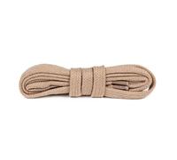 Cordones Planos de Algodón 1 Par - Cordones Resistentes para Calzado Diario - Resistentes al Desgarro y Color Duradero - Para Zapatillas y Botas (Beige | 90 cm - 5 a 6 pares de ojales)