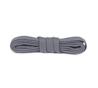 Cordones Planos de Algodón 1 Par - Cordones Resistentes para Calzado Diario - Resistentes al Desgarro y Color Duradero - Para Zapatillas y Botas (Gris oscuro | 120 cm - 6 a 8 pares de ojales)