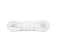 Cordones Planos de Algodón 1 Par - Cordones Resistentes para Calzado Diario - Resistentes al Desgarro y Color Duradero - Para Zapatillas y Botas (Blanco | 180 cm - 9 a 12 pares de ojales)
