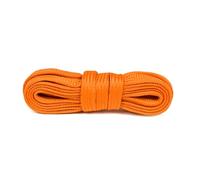 Cordones Planos de Poliéster - Cordones de Moda para Zapatillas y Sneakers - Color Duradero y Resistentes - 1 Par (Naranja neón | 120 cm - 6 a 8 pares de ojales)