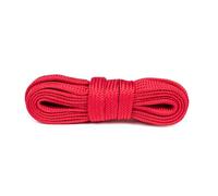 Cordones Planos de Poliéster - Cordones de Moda para Zapatillas y Sneakers - Color Duradero y Resistentes - 1 Par (Rojo | 120 cm - 6 a 8 pares de ojales)