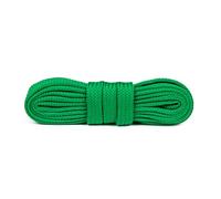Cordones Planos de Poliéster - Cordones de Moda para Zapatillas y Sneakers - Color Duradero y Resistentes - 1 Par (Verde oscuro | 120 cm - 6 a 8 pares de ojales)