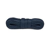 Cordones Planos de Poliéster - Cordones de Moda para Zapatillas y Sneakers - Color Duradero y Resistentes - 1 Par (Azul marino | 120 cm - 6 a 8 pares de ojales)